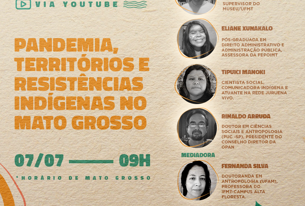 LIVE: Pandemia, Territórios e Resistências Indígenas no Mato Grosso